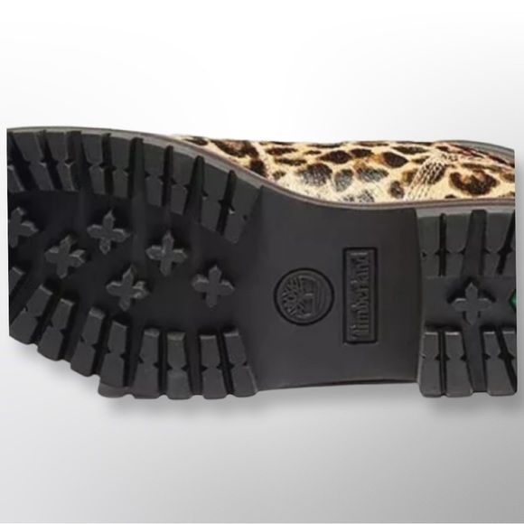 Timberland London Square Cheetah Print
Calf Hair Lug Sole Block Combat Boots 8 - Picture 3 of 13